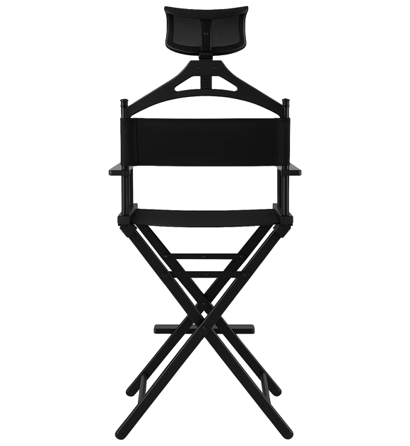 Professional  Makeup Artist Wooden Chair by BridalDreams®
