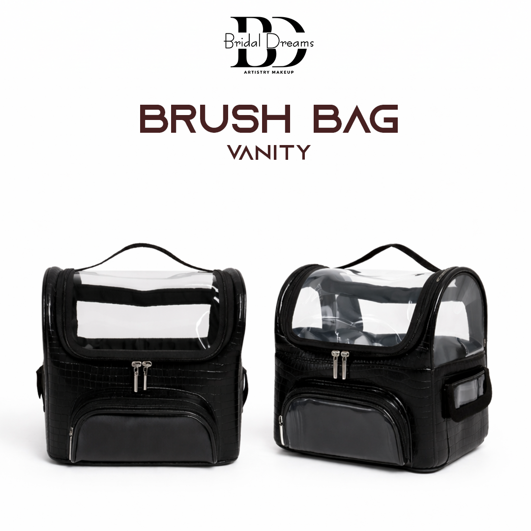 Professional Makeup Brush Organizer Bag by BridalDreams®
