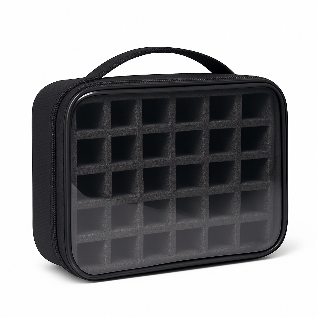 30-Slot Nail Art Storage Organizer Pouch by BridalDreams®
