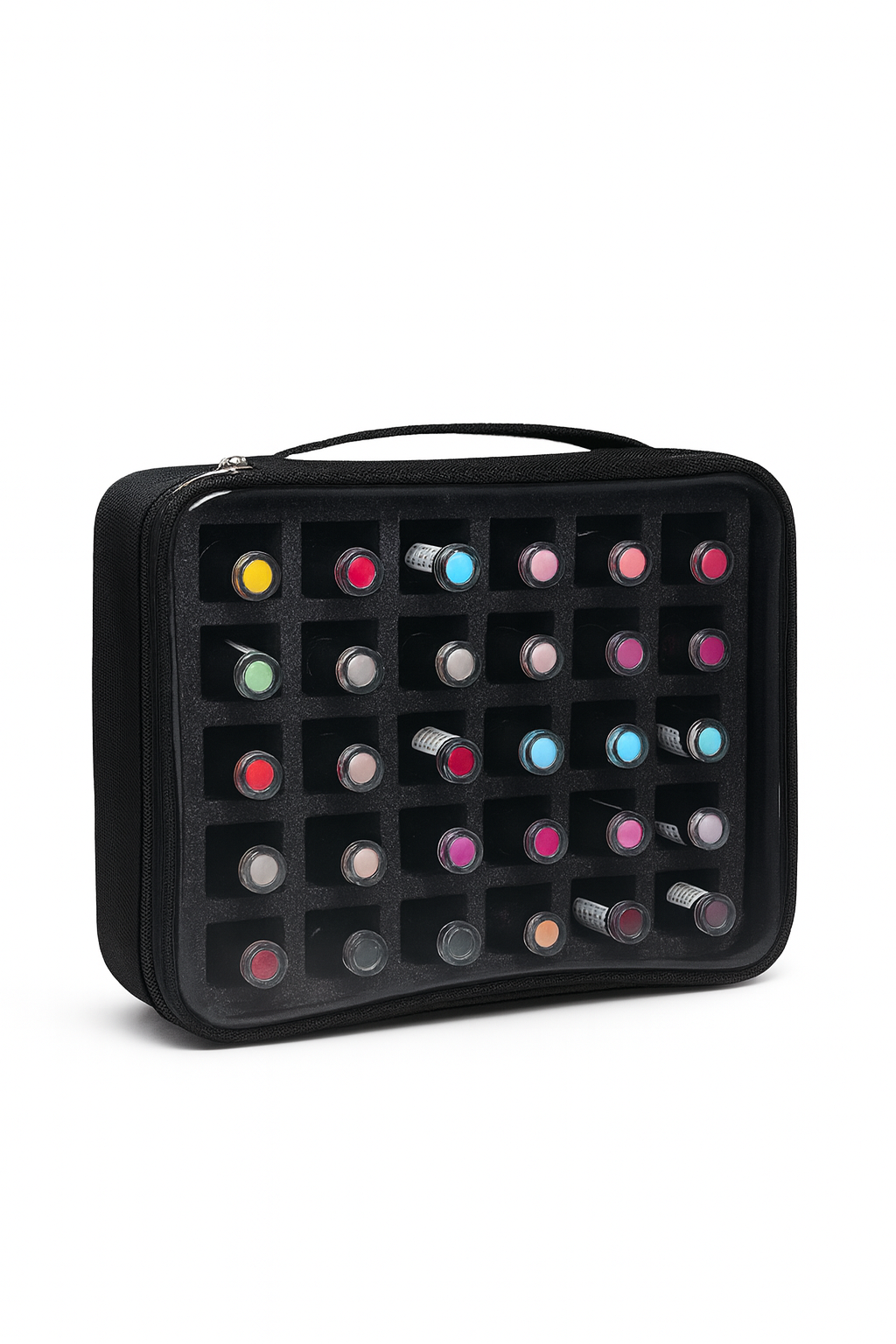 30-Slot Nail Art Storage Organizer Pouch by BridalDreams®