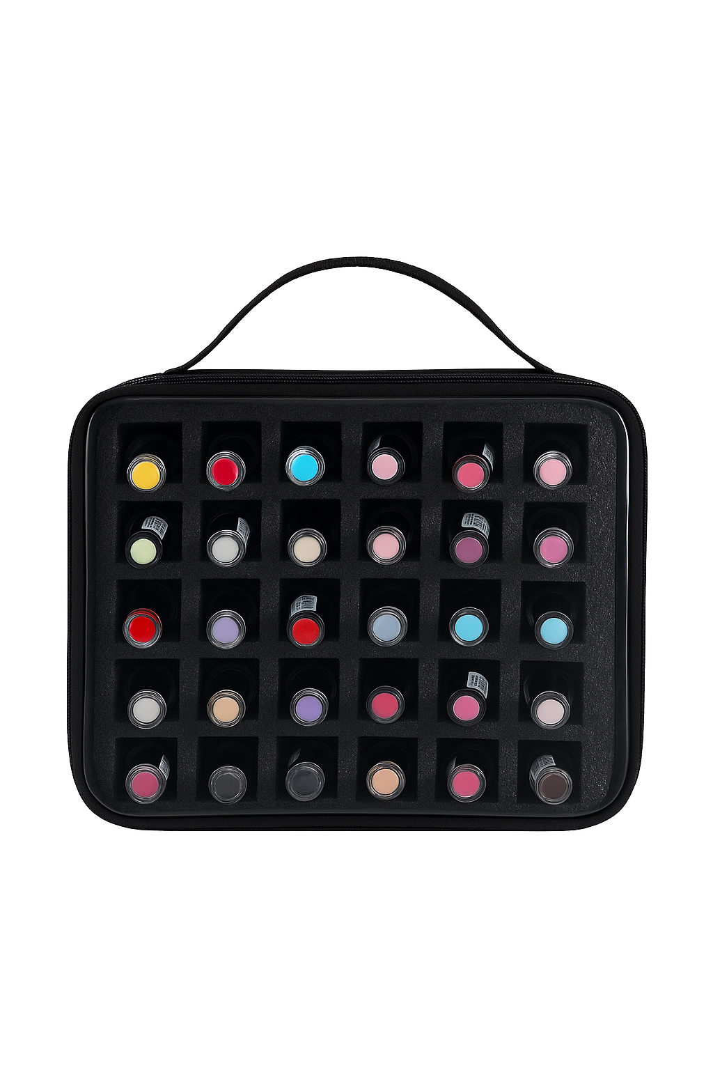 30-Slot Nail Art Storage Organizer Pouch by BridalDreams®