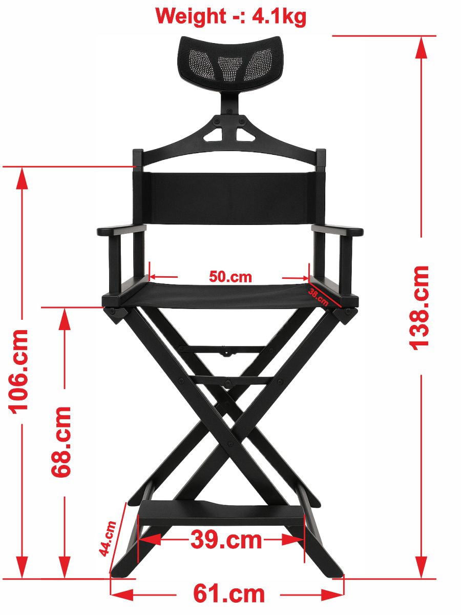 Professional  Makeup Artist Wooden Chair by BridalDreams®