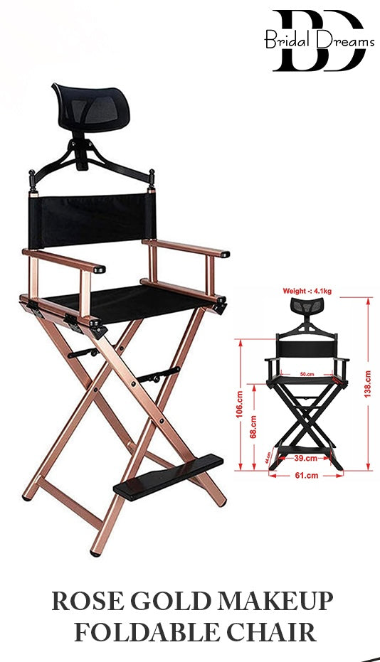 Professional  Makeup Artist Wooden Chair by BridalDreams®