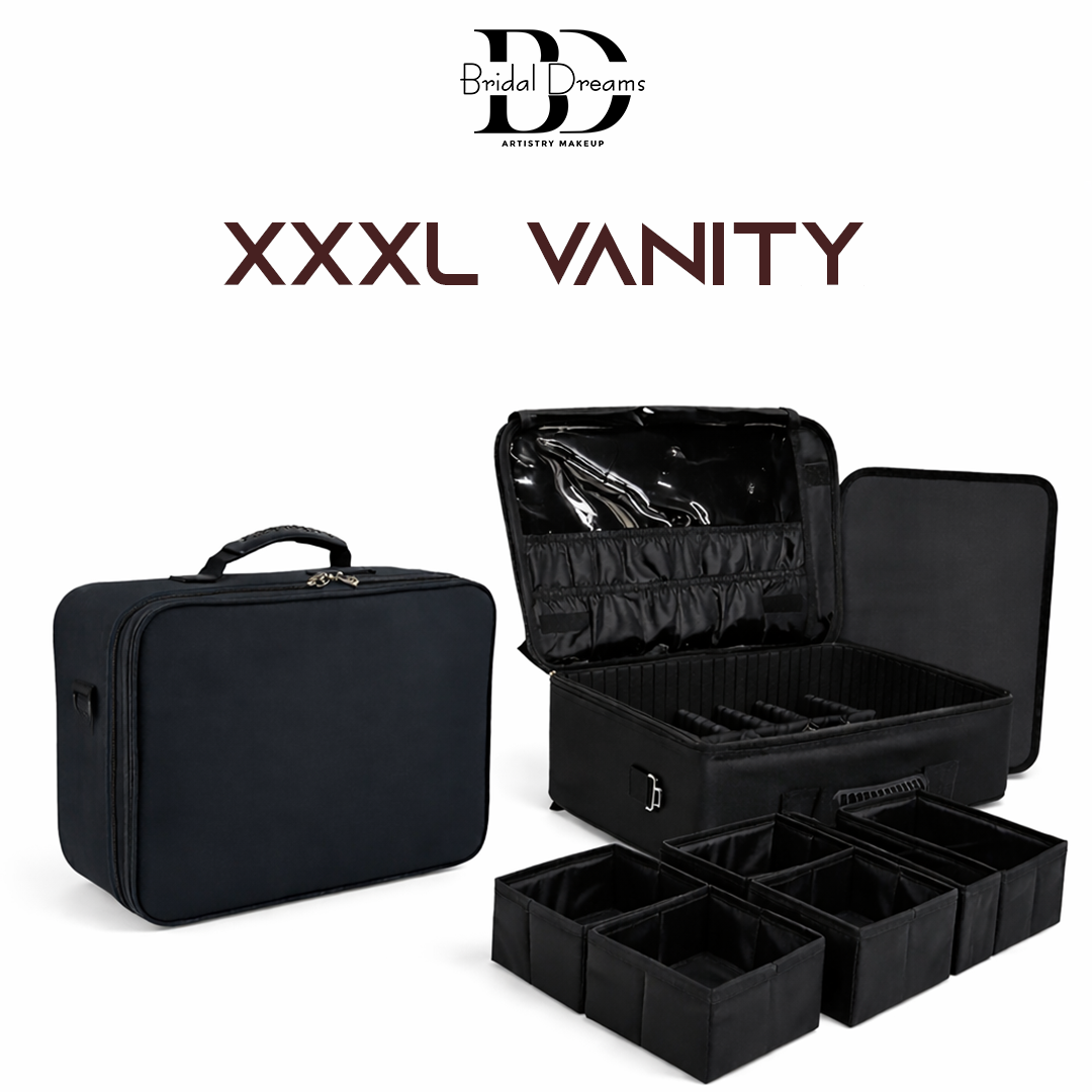 XXXL Multi-Compartment Makeup Vanity Bag by BridalDreams®