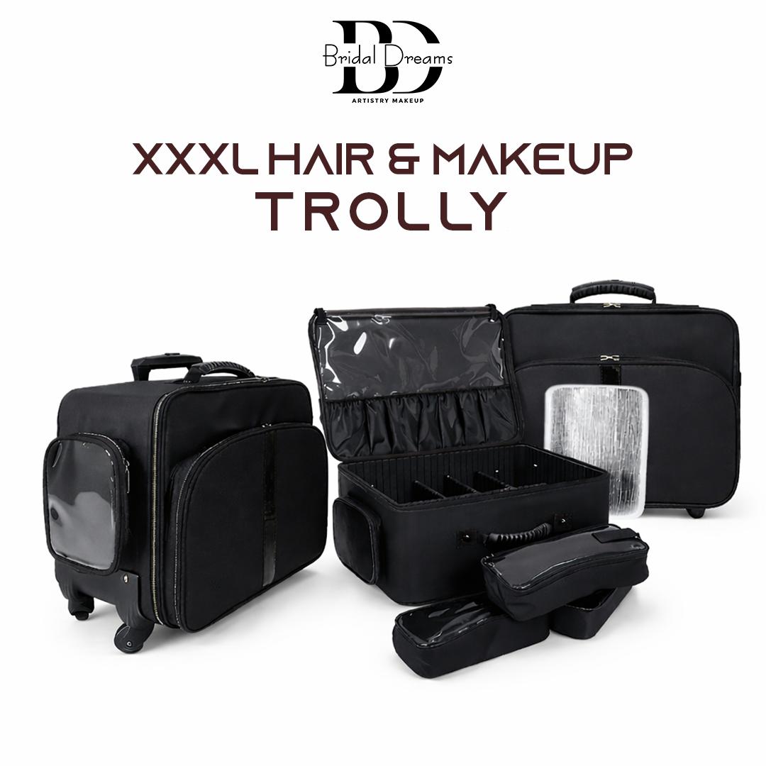 XXXL Professional Hair & Makeup Trolley Bag by BridalDreams®