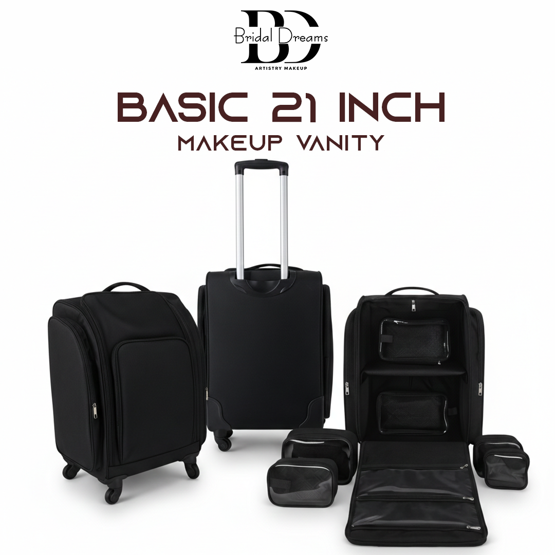 21-Inch Rolling Makeup Vanity Bag by BridalDreams®