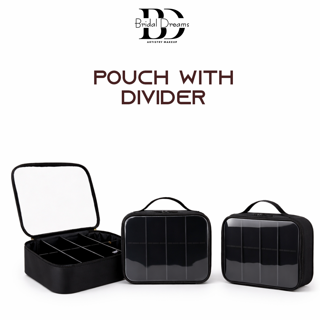 Multi-Compartment Divider Pouch Bag by BridalDreams®