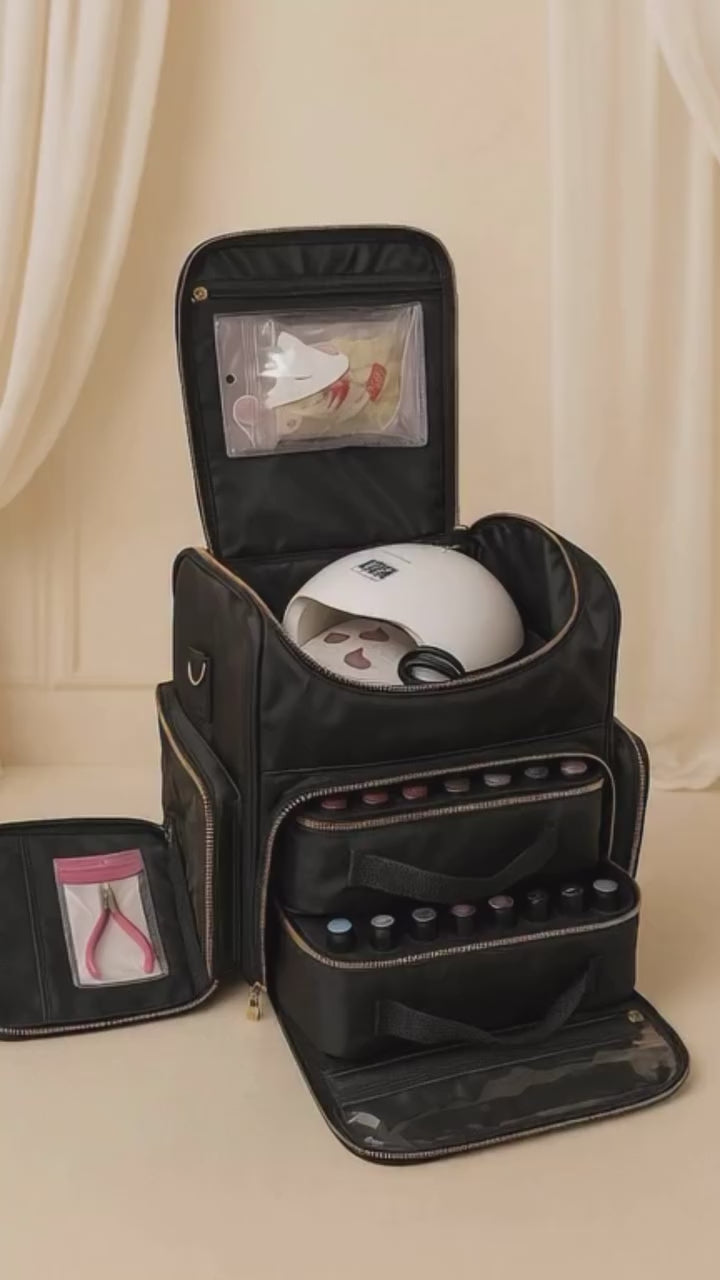 Premium Nail Art Storage Vanity Bag by BridalDreams®